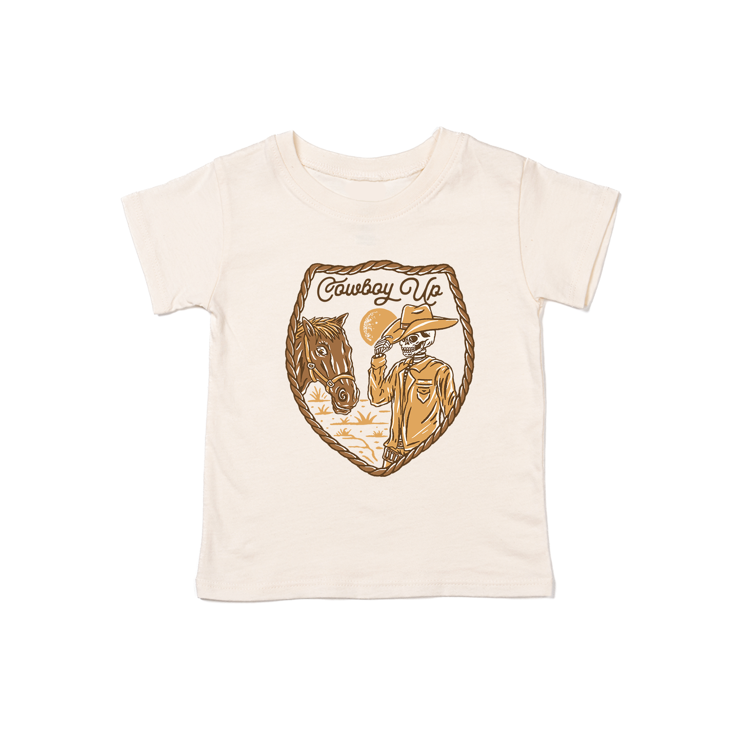 Cowboy Up - Kids Tee (Natural)