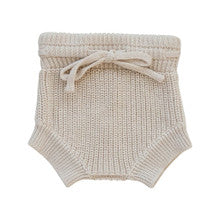Cream Knit Bloomers