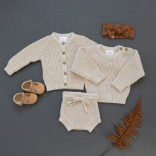 Cream Knit Bloomers