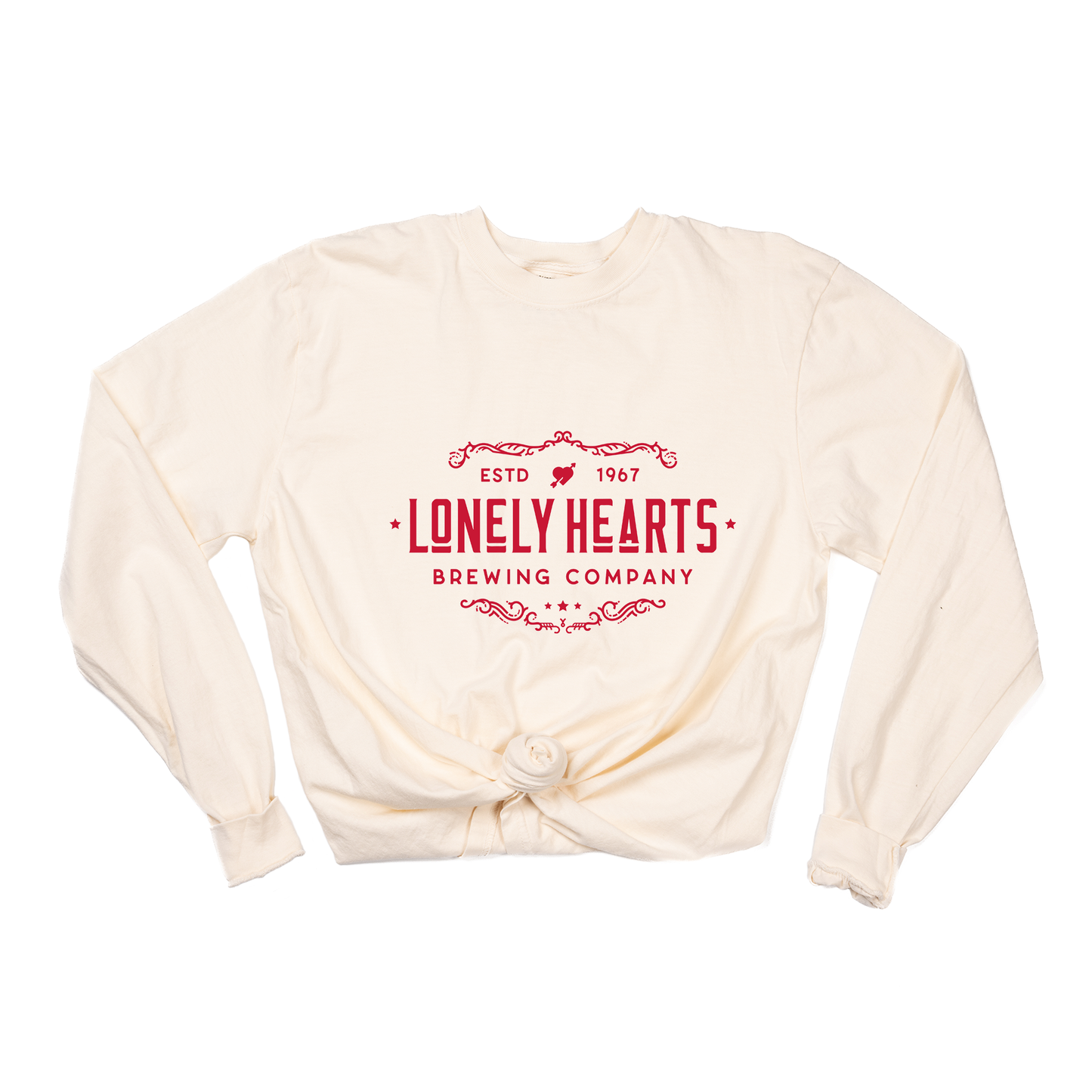 Lonely Hearts Brewing Co. - Tee (Vintage Natural, Long Sleeve)