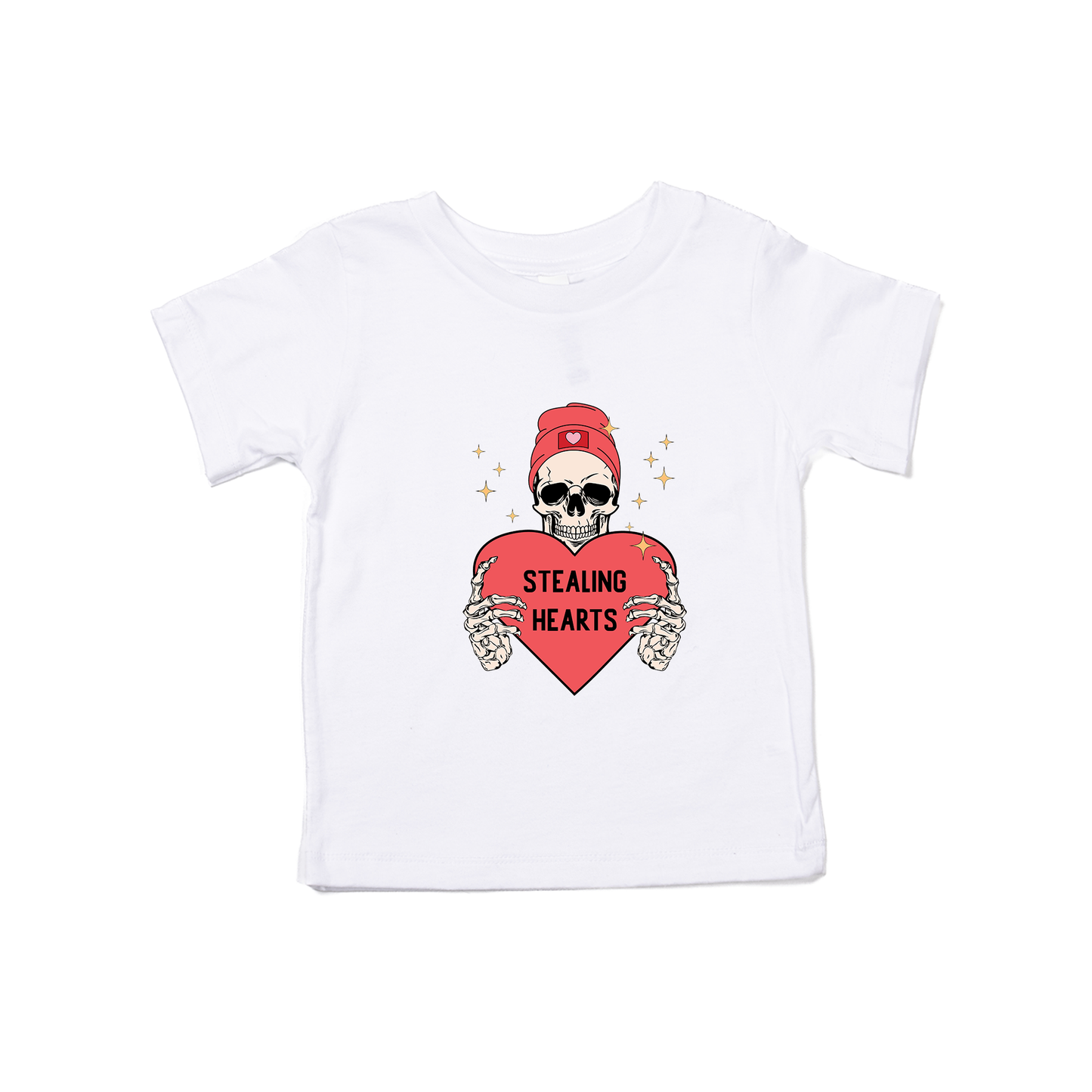 Stealing Hearts - Kids Tee (White)