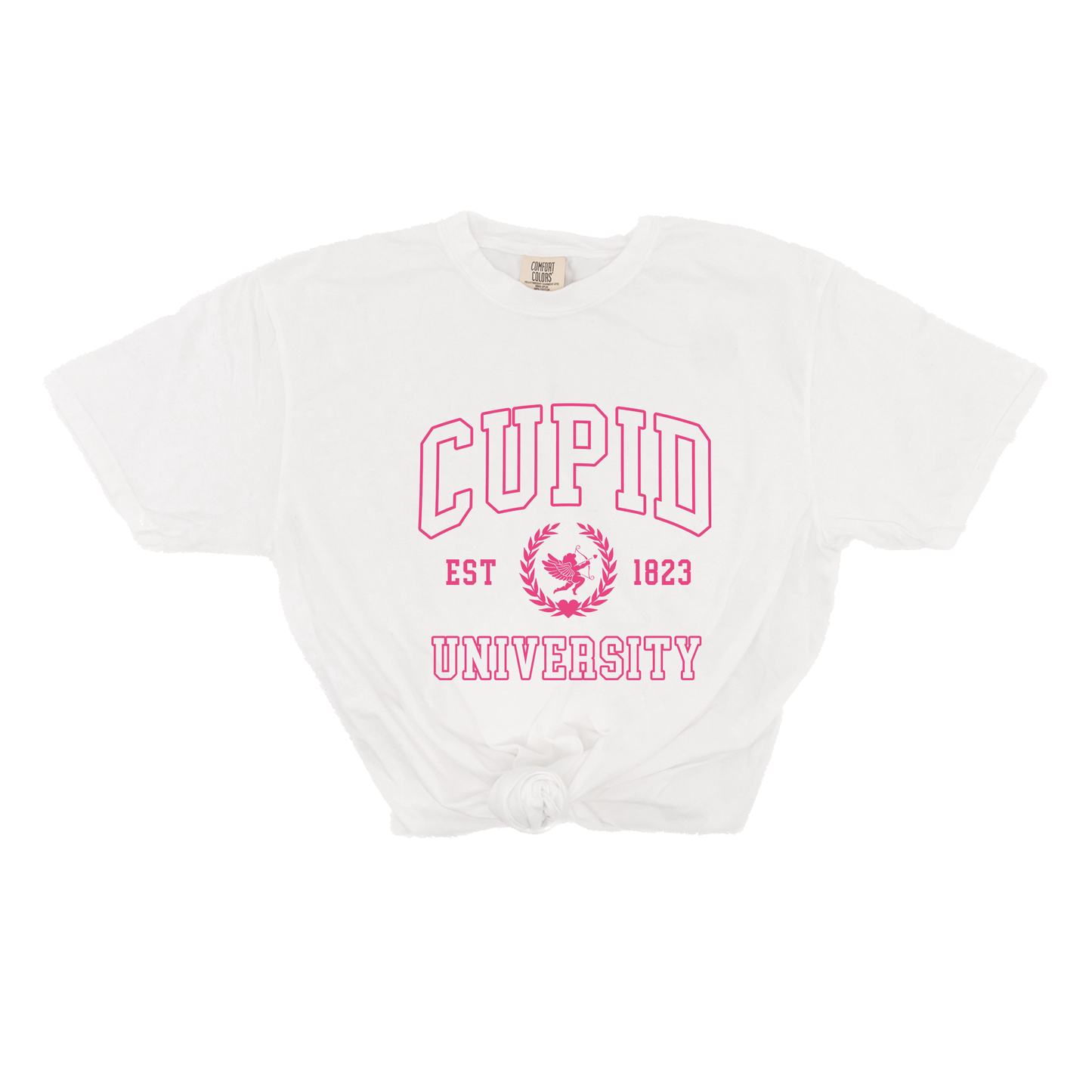 Cupid University - Tee (Vintage White, Short Sleeve)