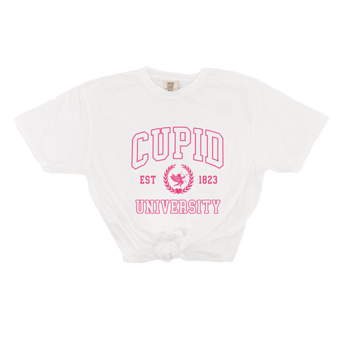 Cupid University - Tee (Vintage White, Short Sleeve)