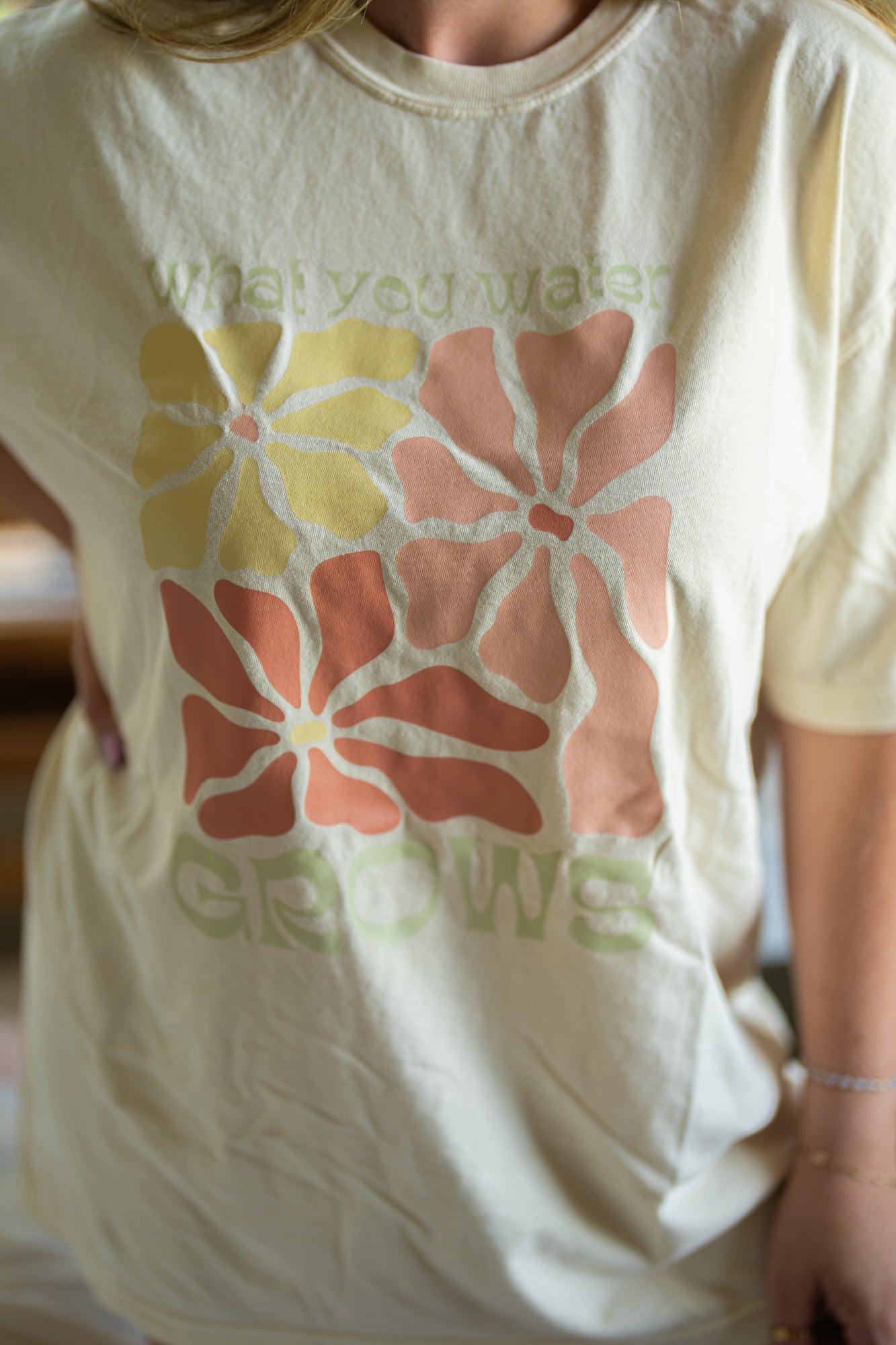 What You Water Grows - Tee (Vintage Natural, Short Sleeve)