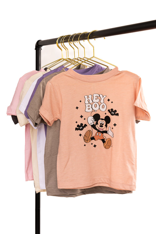 Hey Boo Magical Mouse (2023) - Kids Tee (Peach)