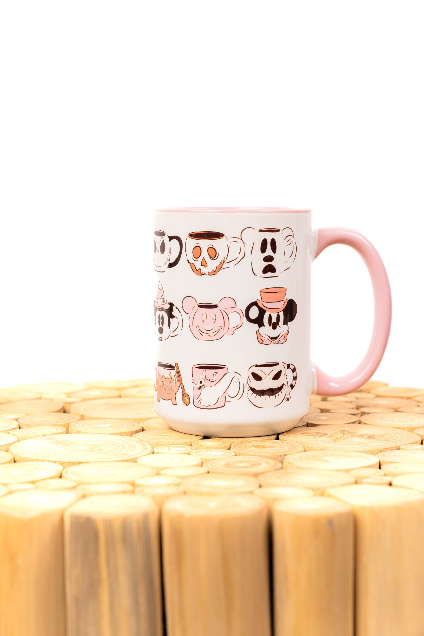 Magic Mugs (Pink) - Coffee Mug (Pink Handle & Inside)