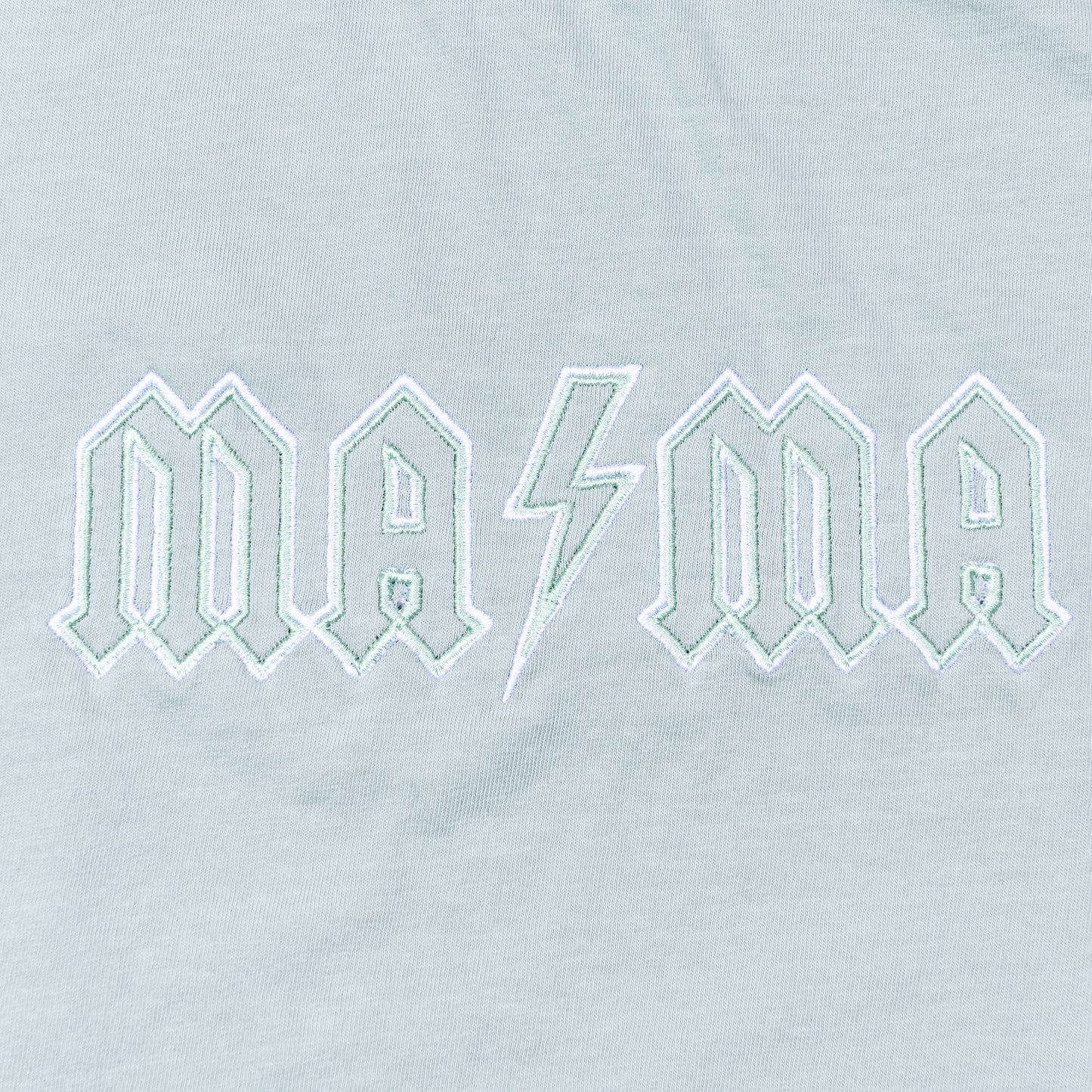 MAMA AC/DC - Embroidered Tee (Bay)
