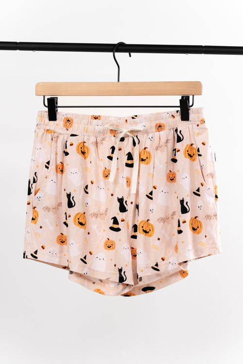 Neutral Spooky - Women's Bamboo Pajama Shorts