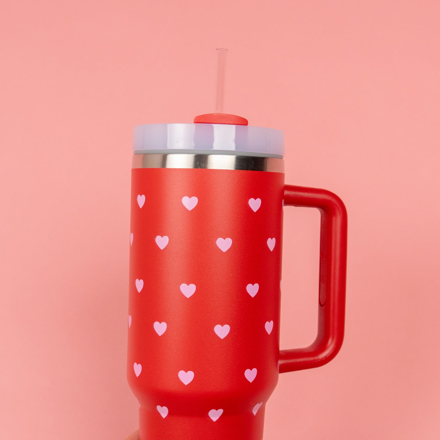 Hearts (Red) Stainless Steel 40 oz. Stanleigh Tumbler