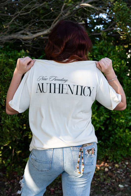 Now Trending: Authenticity - Tee (Vintage Natural, Short Sleeve)