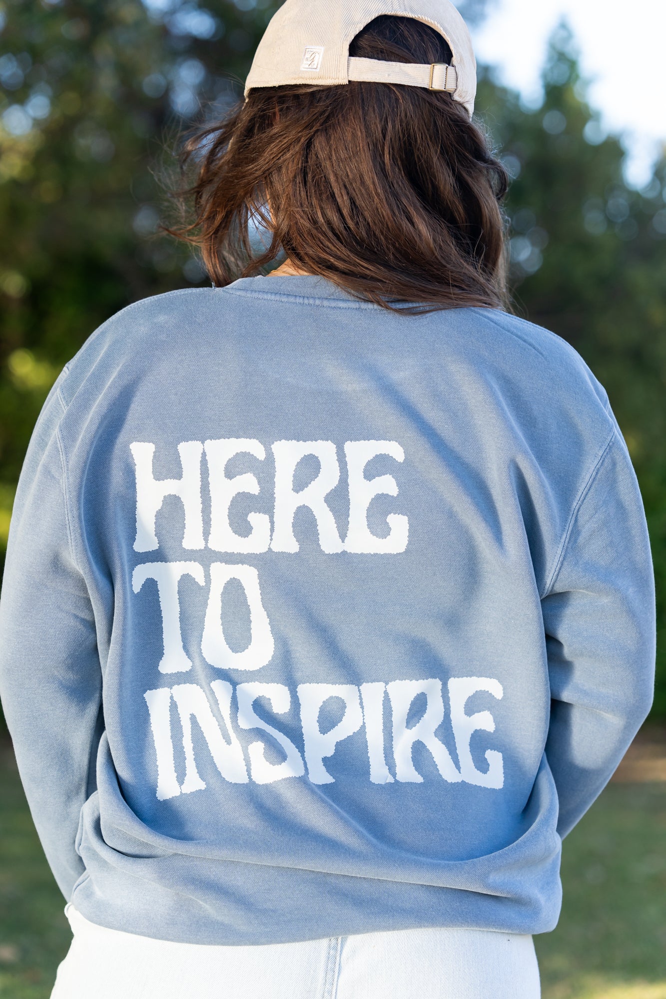 Here To Inspire - Sweatshirt (Slate)