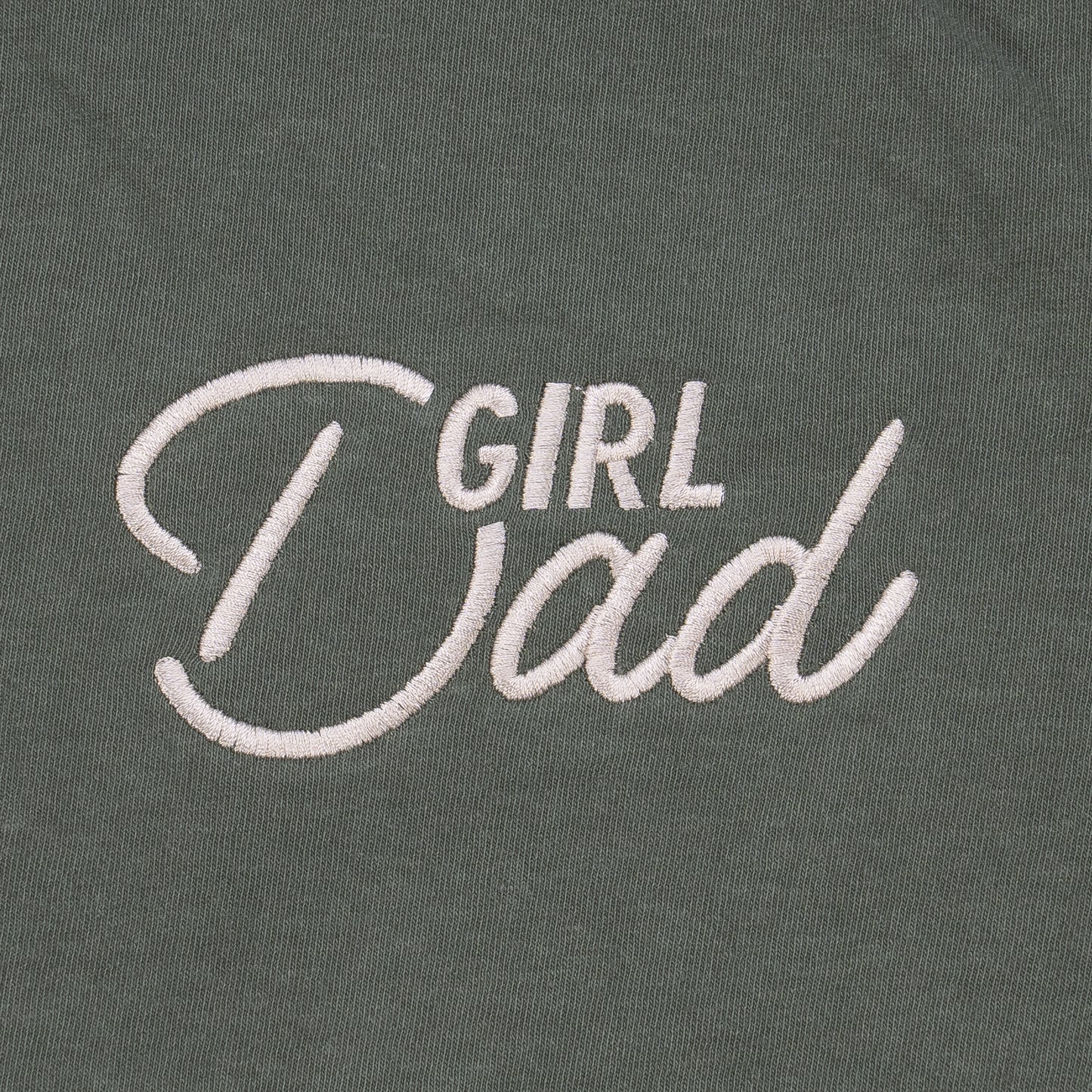 Girl Dad® (Ace, Pocket) - Embroidered Tee (Spruce)