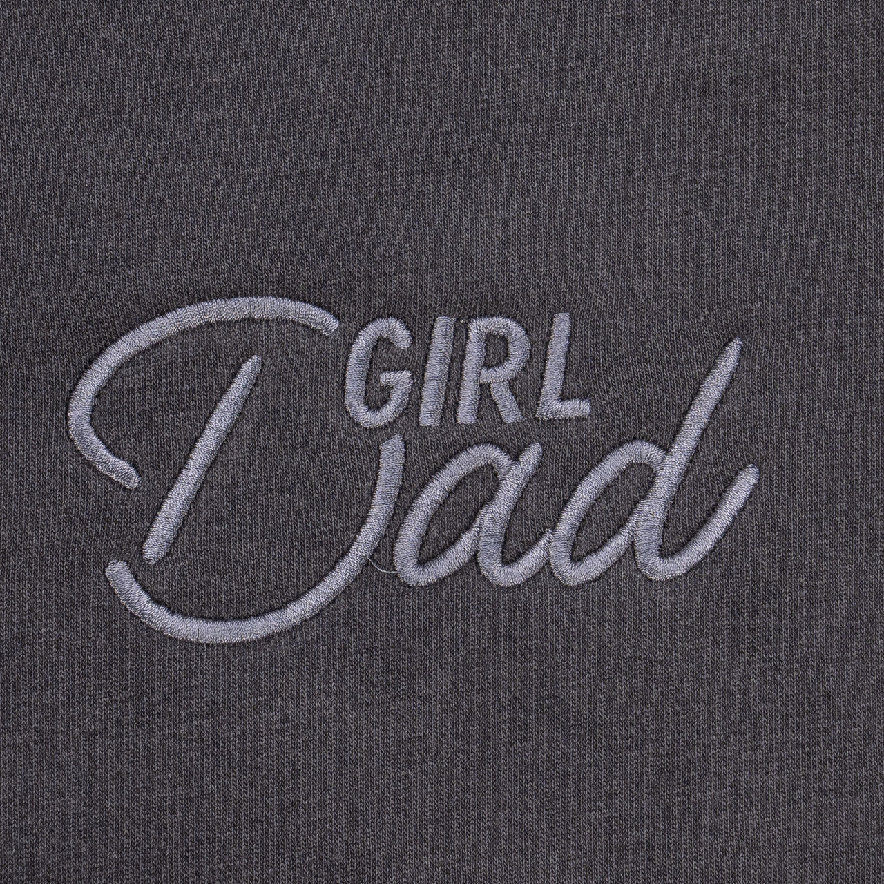 Girl Dad® (Ace, Pocket) - Embroidered Sweatshirt (Charcoal)