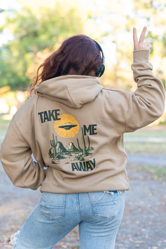 Take Me Away - Avenue Hoodie (Tan)