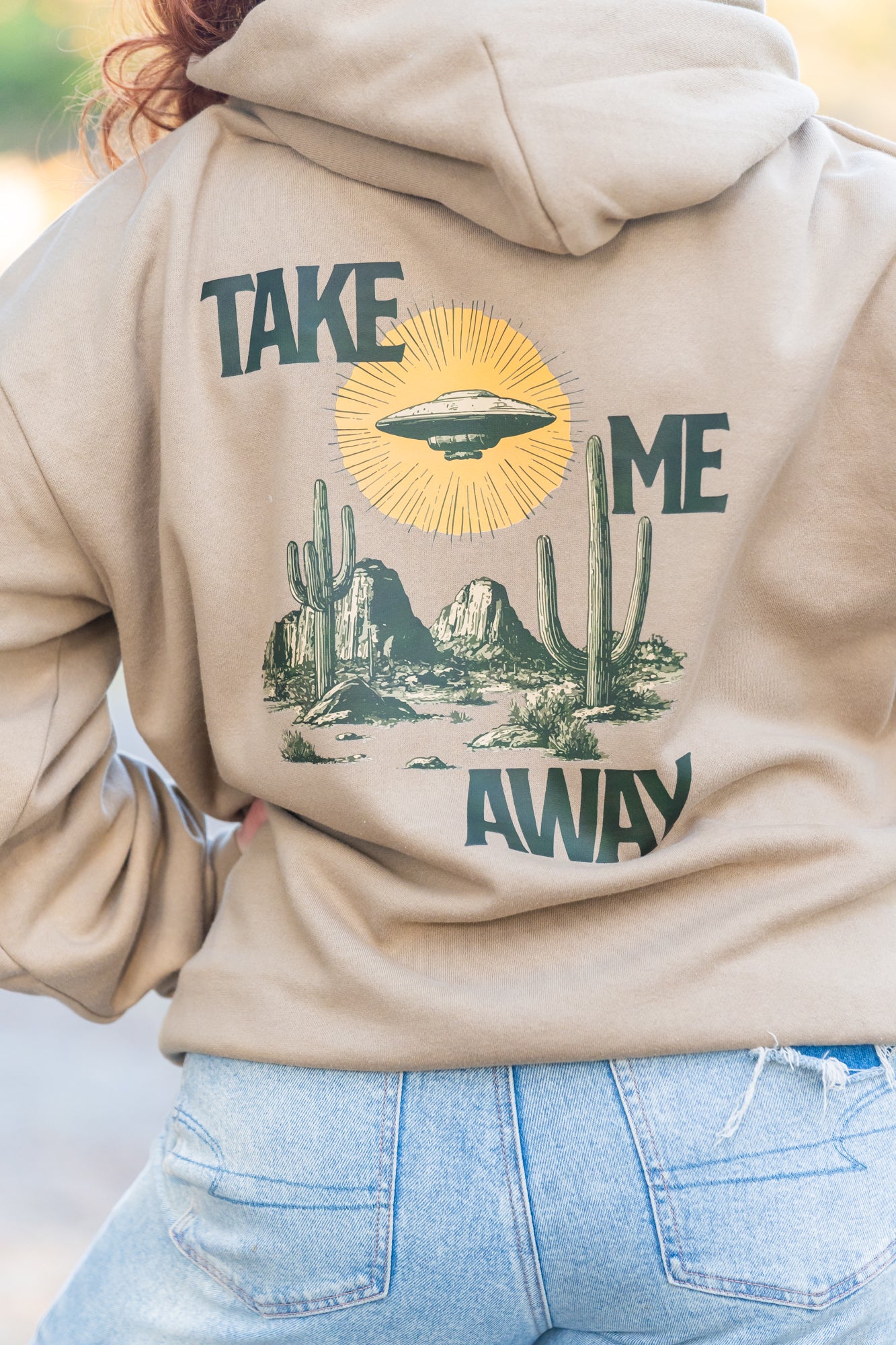 Take Me Away - Avenue Hoodie (Tan)