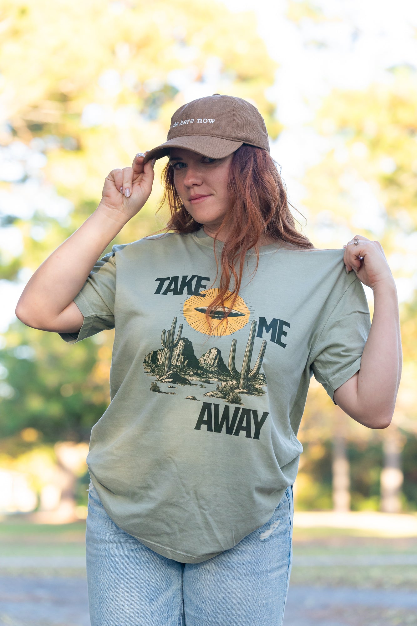 Take Me Away -  Tee (Sandstone)