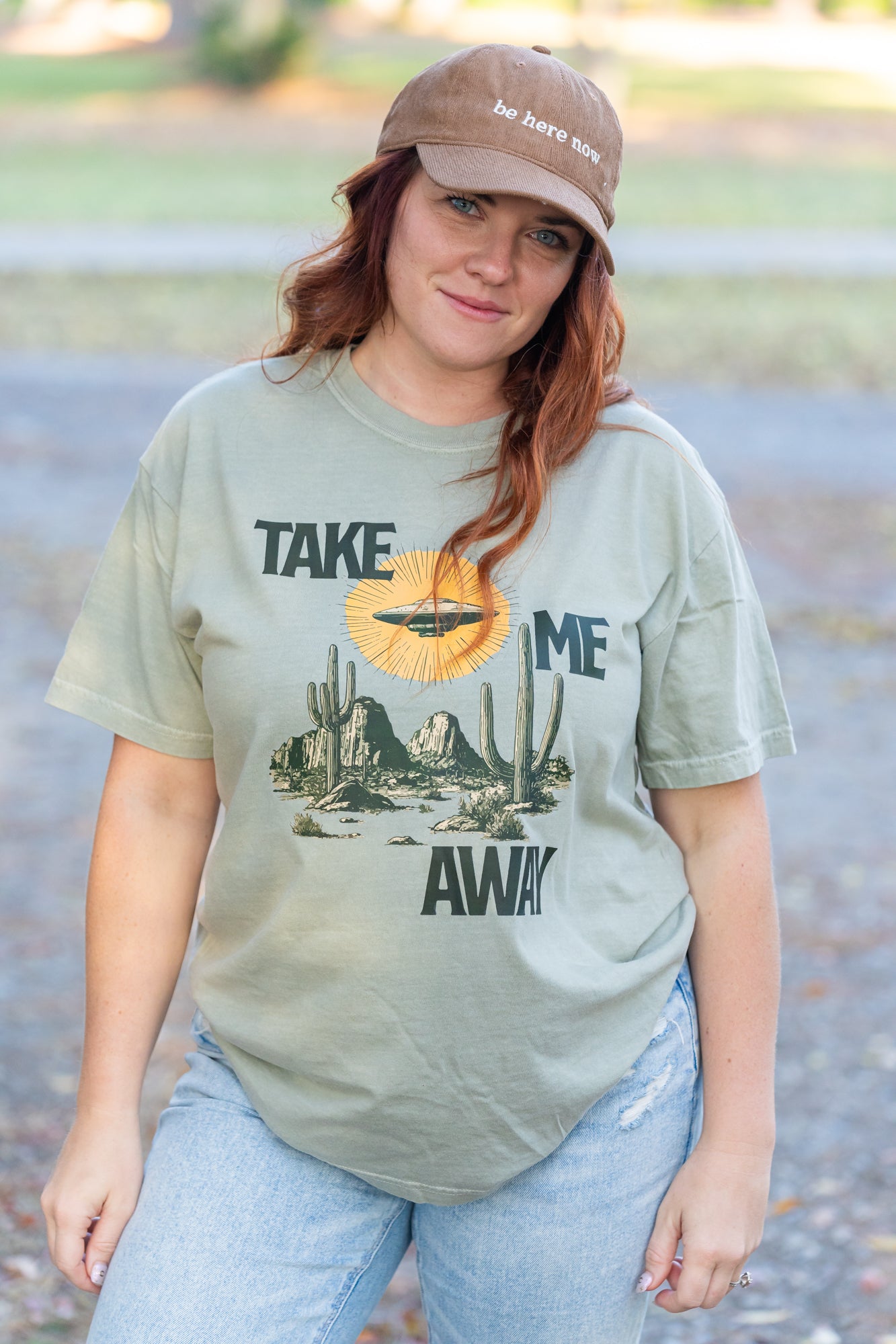 Take Me Away -  Tee (Sandstone)