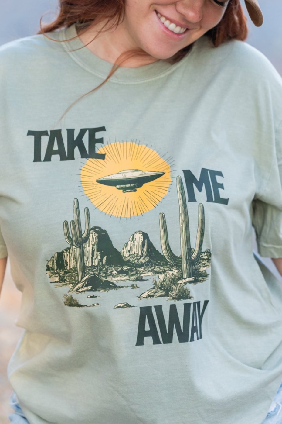 Take Me Away -  Tee (Sandstone)