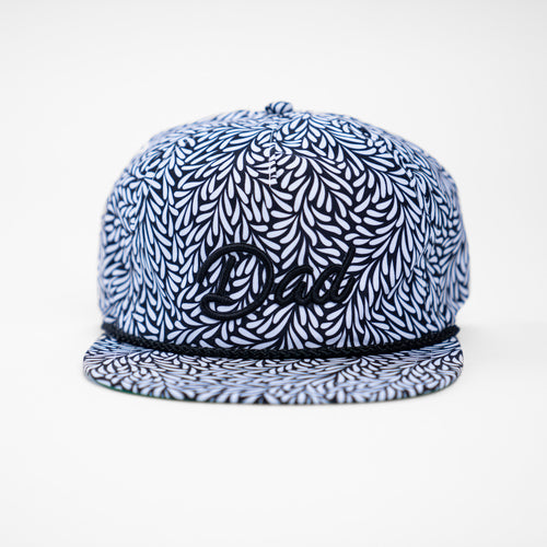 Dad (Ace 3D Puff, Black) - Rope Hat (Throwback Black)