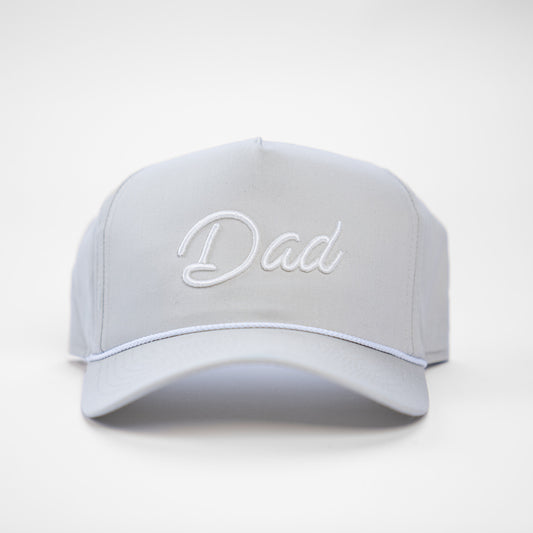 Dad (Ace 3D Puff, Creme) - Rope Hat (Putty/White)