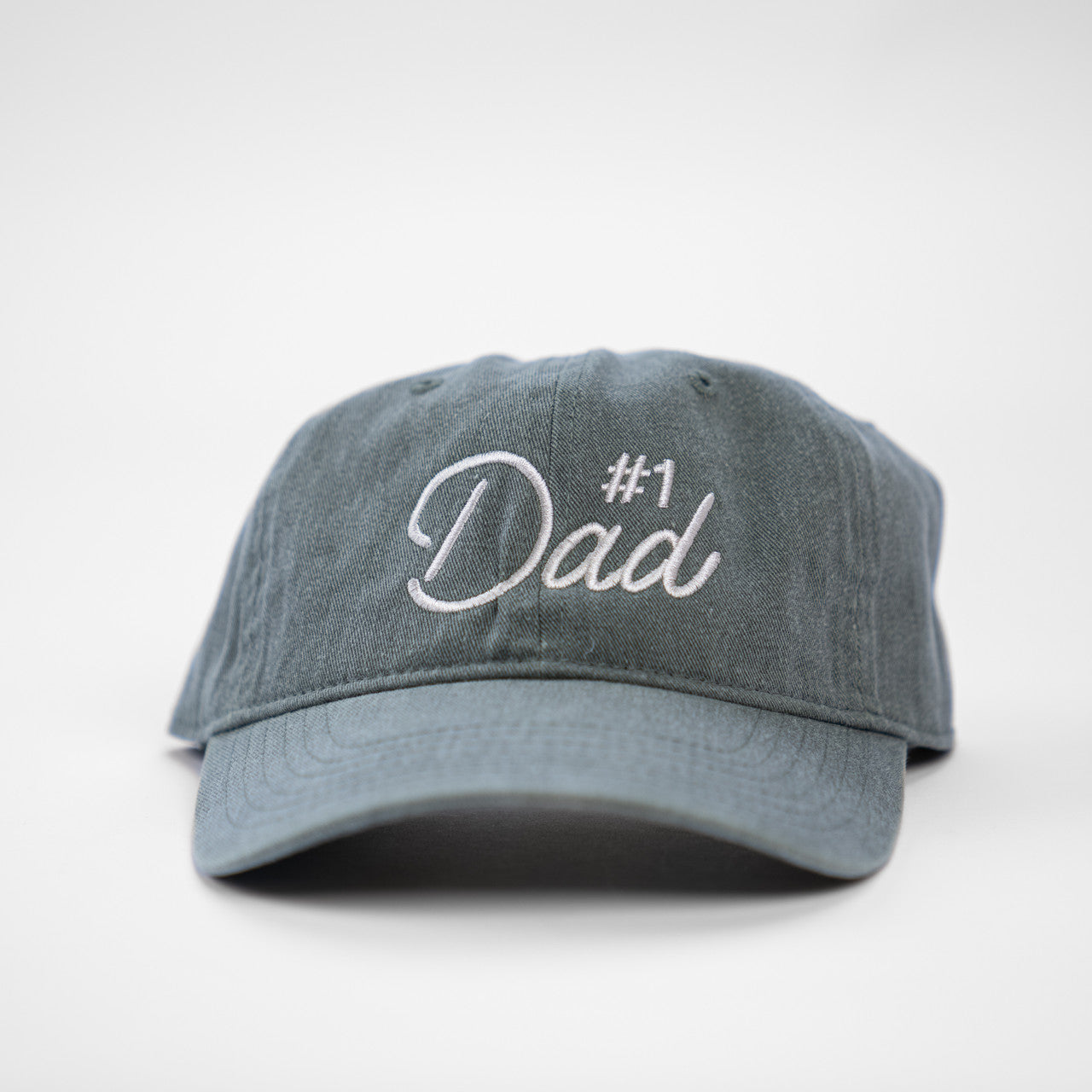 #1 Dad (Ace, Natural) - Baseball Hat (Moss)