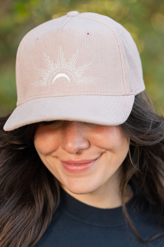 Cosmic Rays - Corduroy Trucker Hat (Dusty Rose)