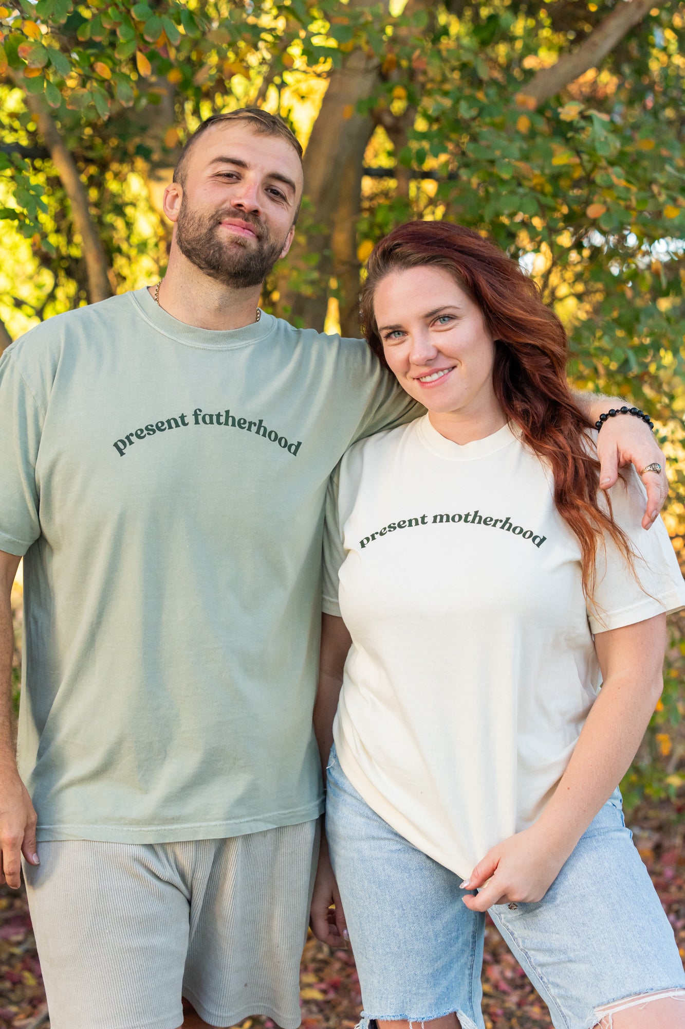 Present Fatherhood - Tee (Sandstone)