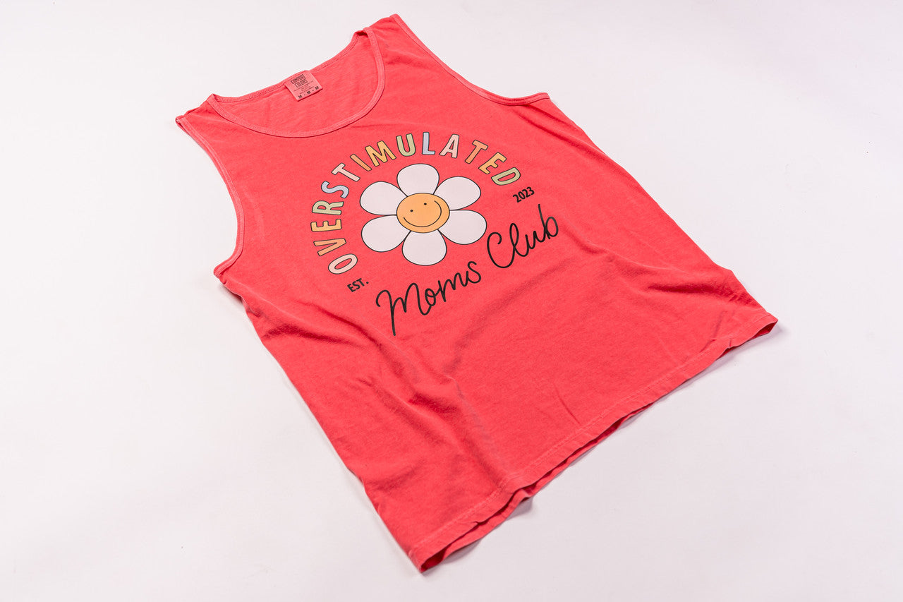 Overstimulated Moms Club - Tank Top (Watermelon)