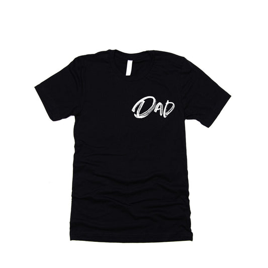 Dad (Brushed, White, Pocket) - Tee (Black)