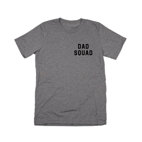 Dad Squad (Black, Pocket) - Tee (Gray)