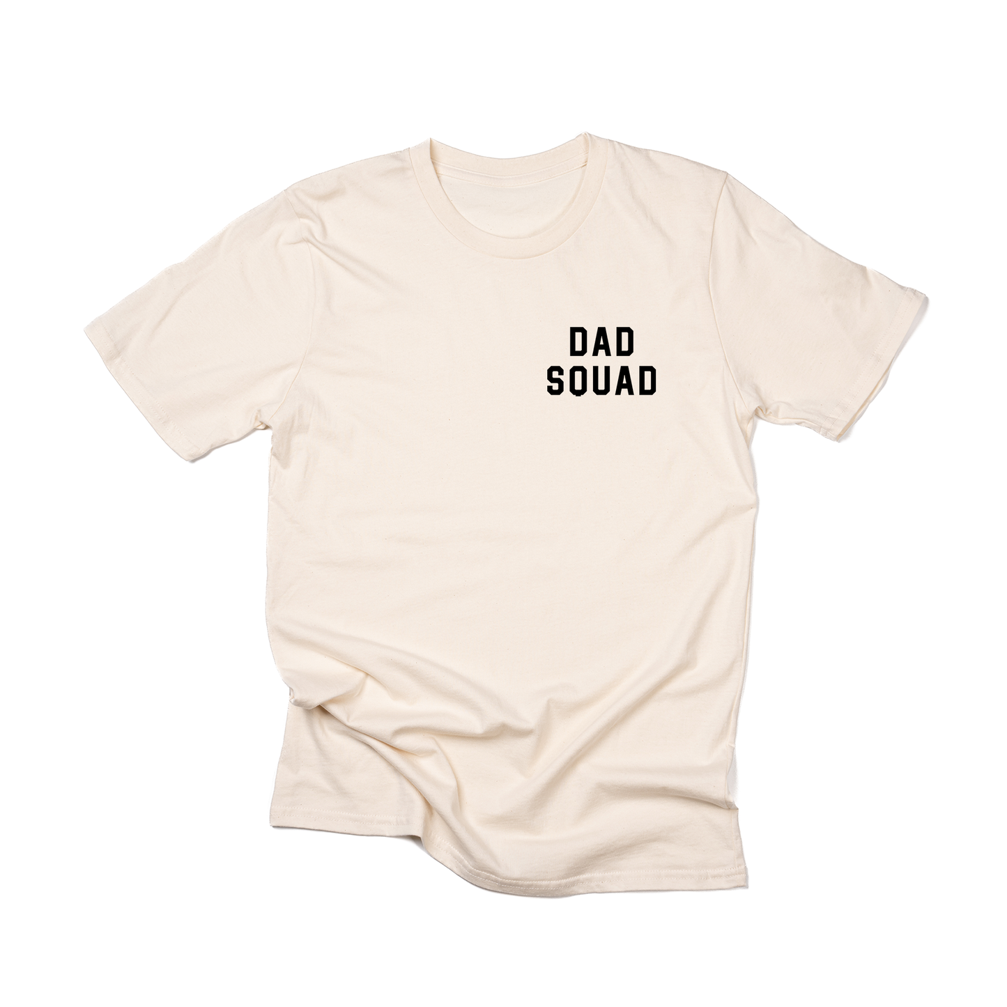 Dad Squad (Black, Pocket) - Tee (Natural)