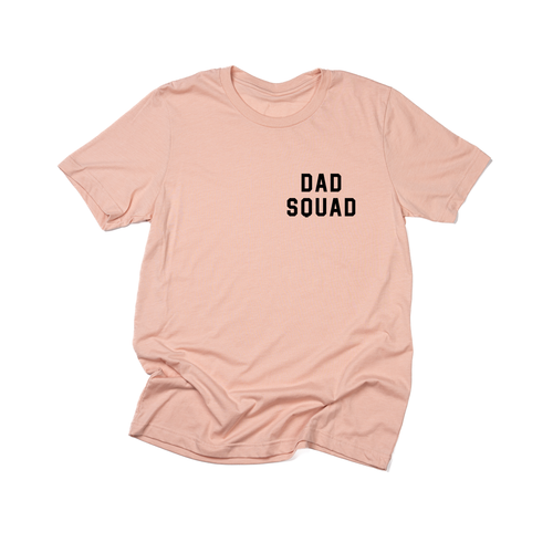 Dad Squad (Black, Pocket) - Tee (Peach)