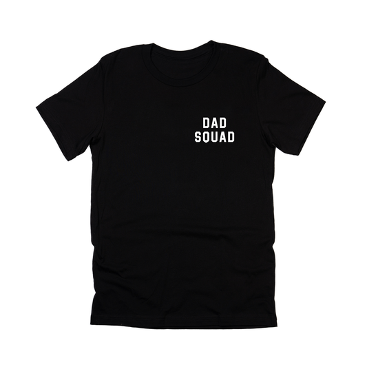 Dad Squad (White, Pocket) - Tee (Black)