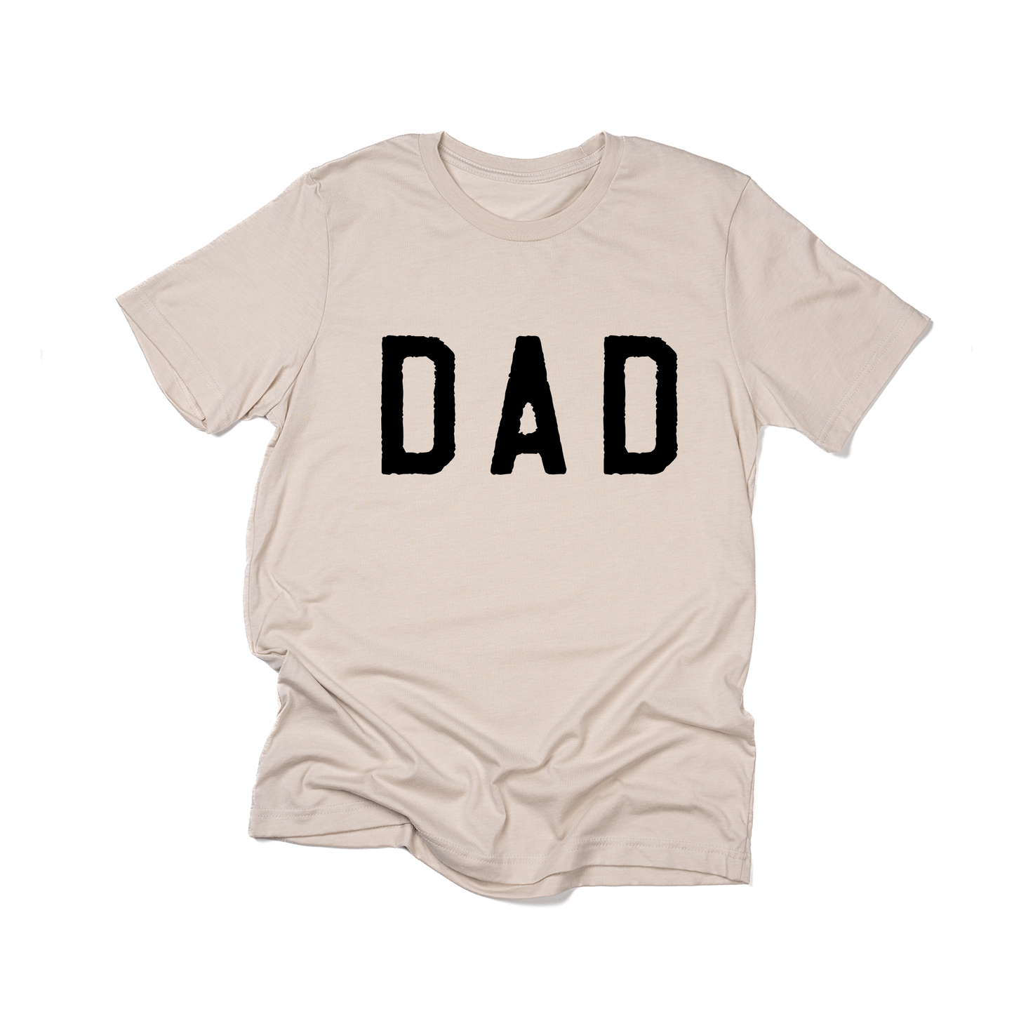 Dad (Rough, Black) - Tee (Stone)