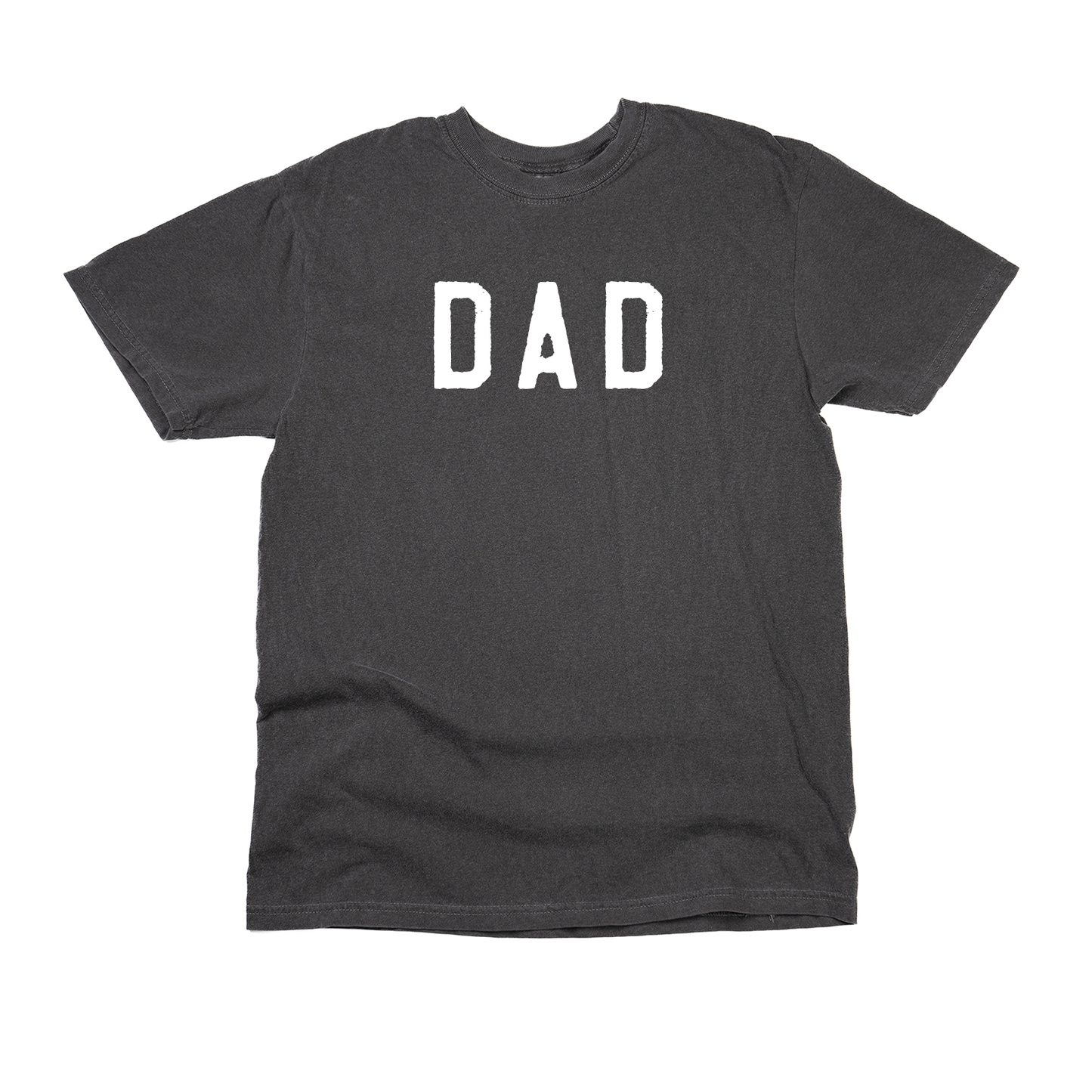 Dad (Rough, White) - Tee (Smoke)