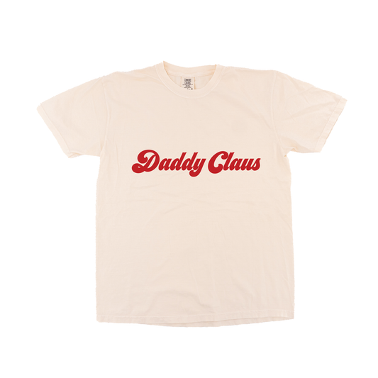 Daddy Claus (Red) - Tee (Vintage Natural, Short Sleeve)