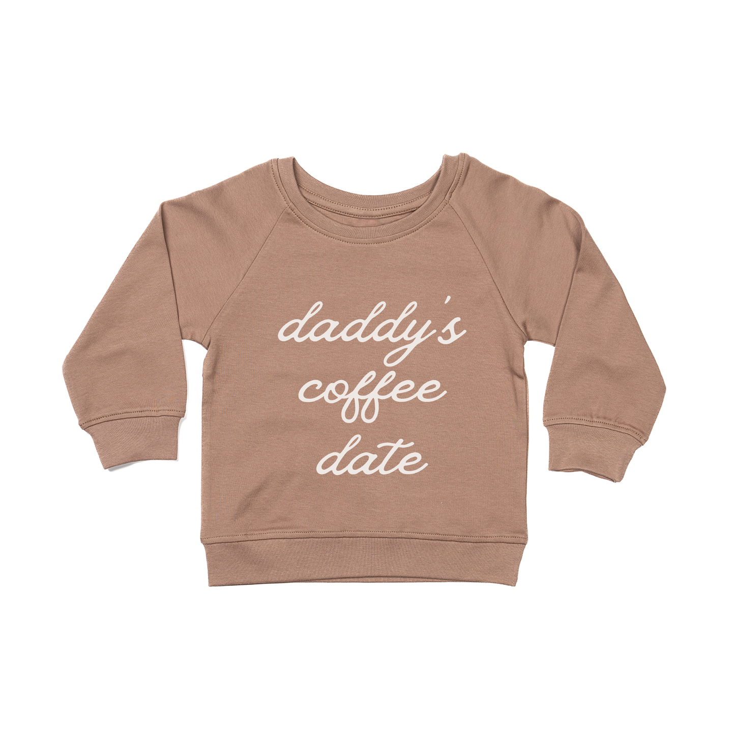 Daddy's Coffee Date - Kids Sweatshirt (Toffee)