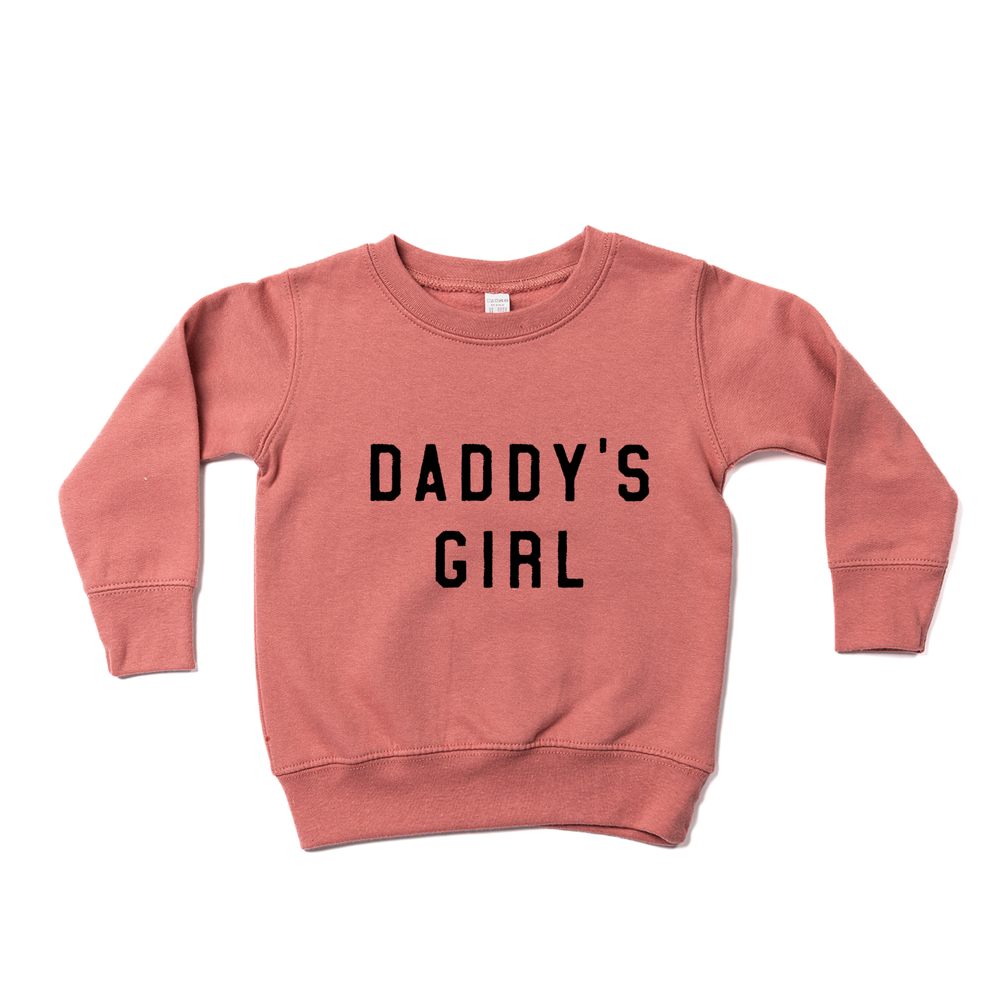 Daddy's Girl (Black) - Kids Sweatshirt (Mauve)