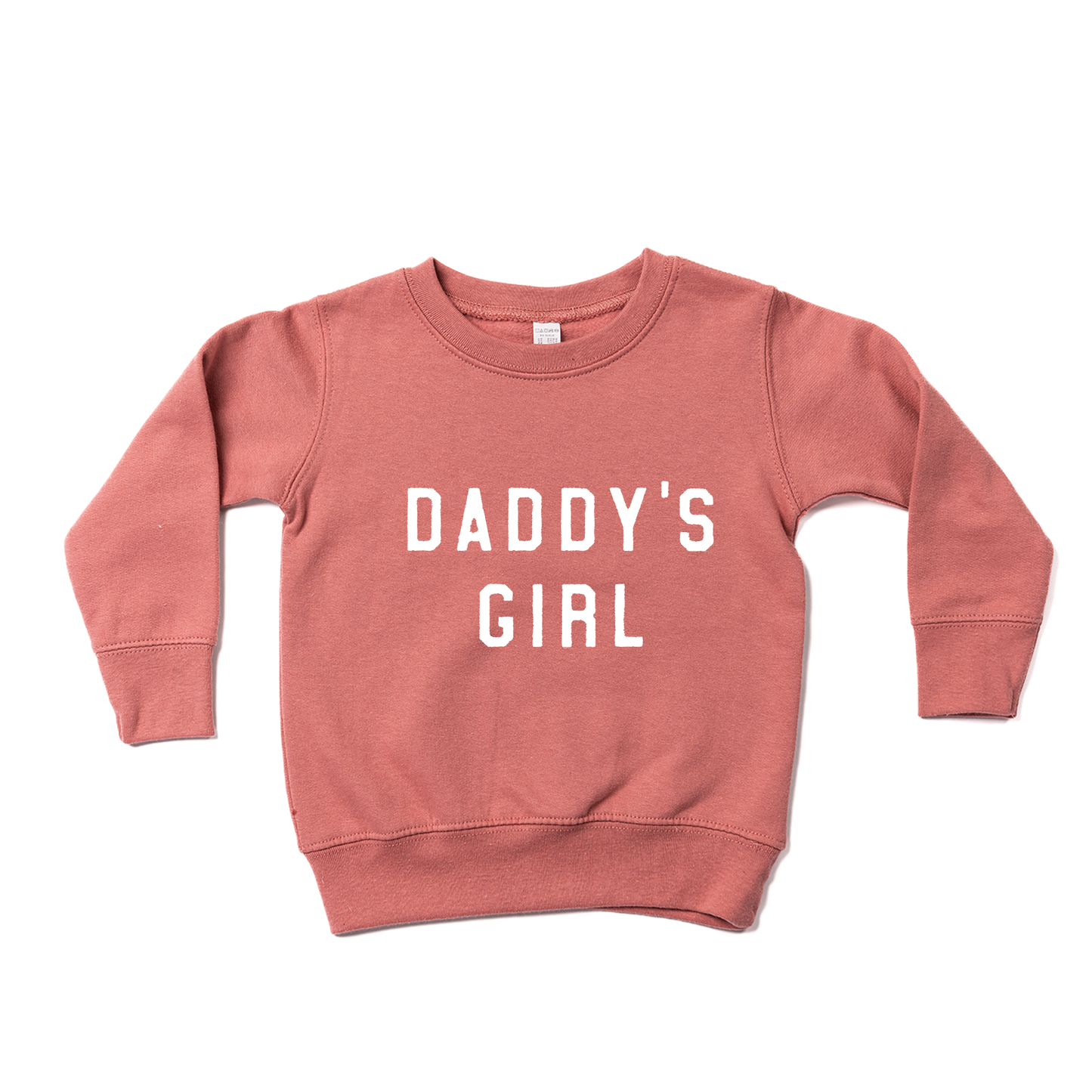 Daddy's Girl (White) - Kids Sweatshirt (Mauve)