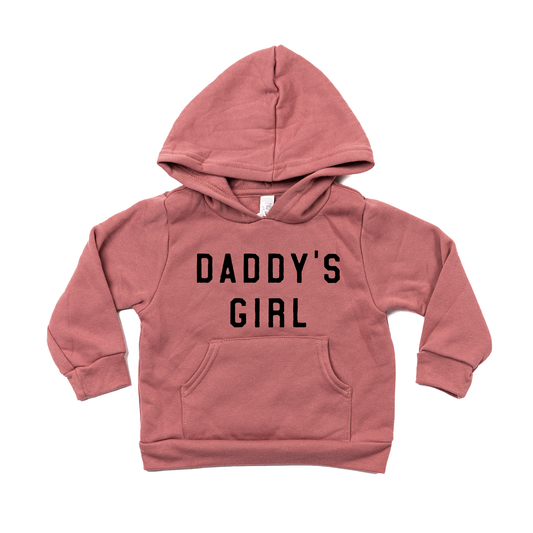 Daddy's Girl (Black) - Kids Hoodie (Mauve)