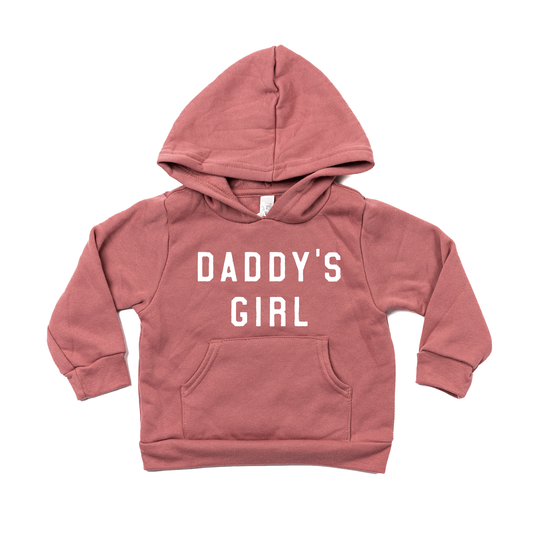 Daddy's Girl (White) - Kids Hoodie (Mauve)