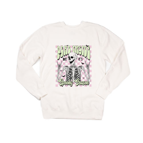 Dead Inside But It's Spooky Season - Sweatshirt (Creme)