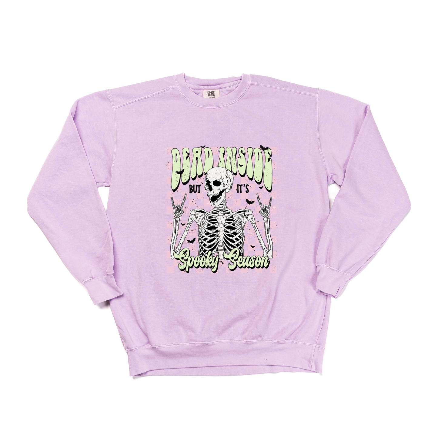 Dead Inside But It's Spooky Season - Sweatshirt (Pale Purple)