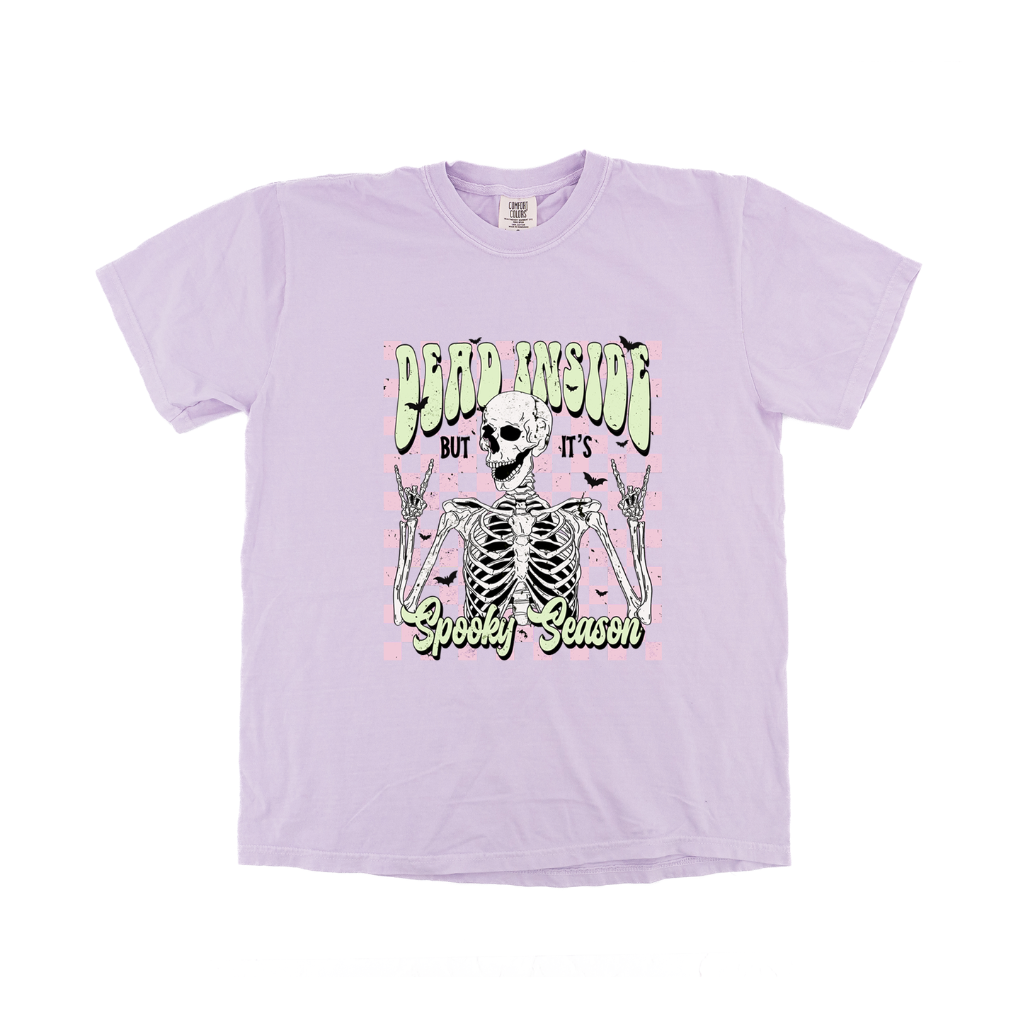 Dead Inside But It's Spooky Season - Tee (Pale Purple)