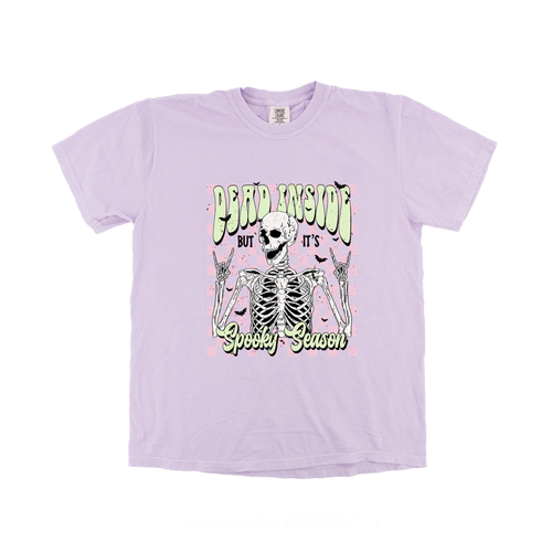 Dead Inside But It's Spooky Season - Tee (Pale Purple)