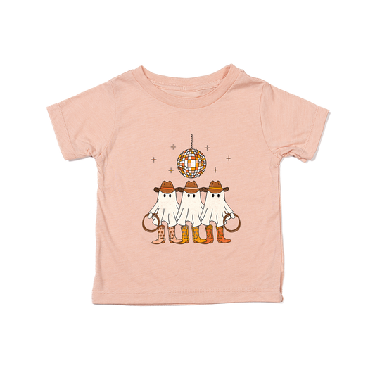 Disco Western Ghosts - Kids Tee (Peach)