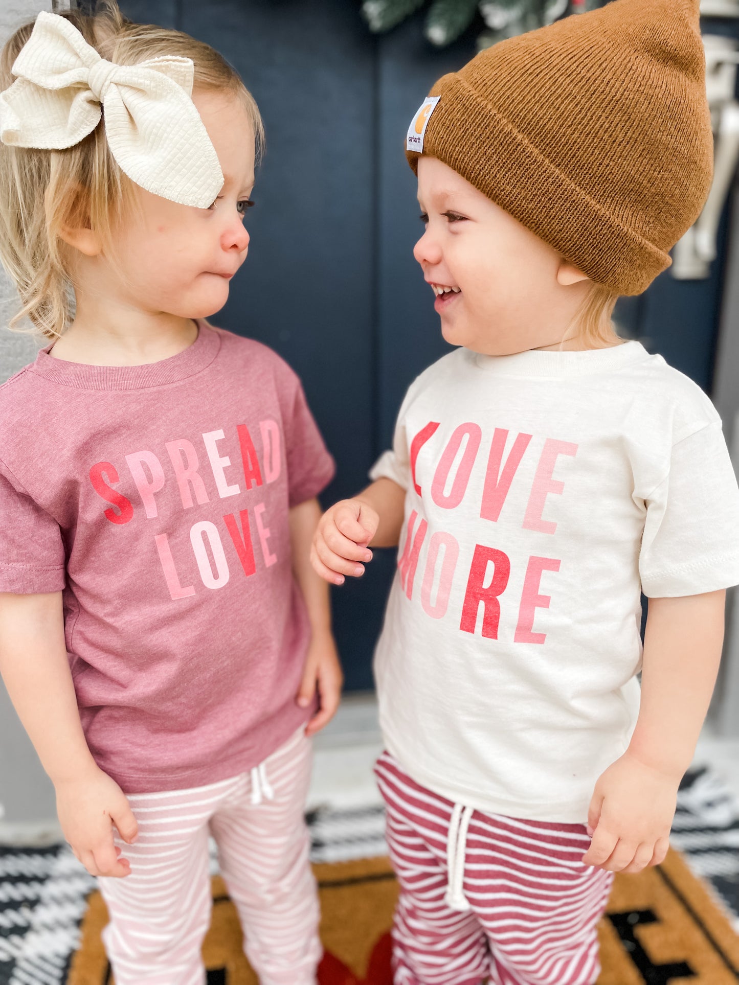 Spread Love - Kids Tee (Mauve)