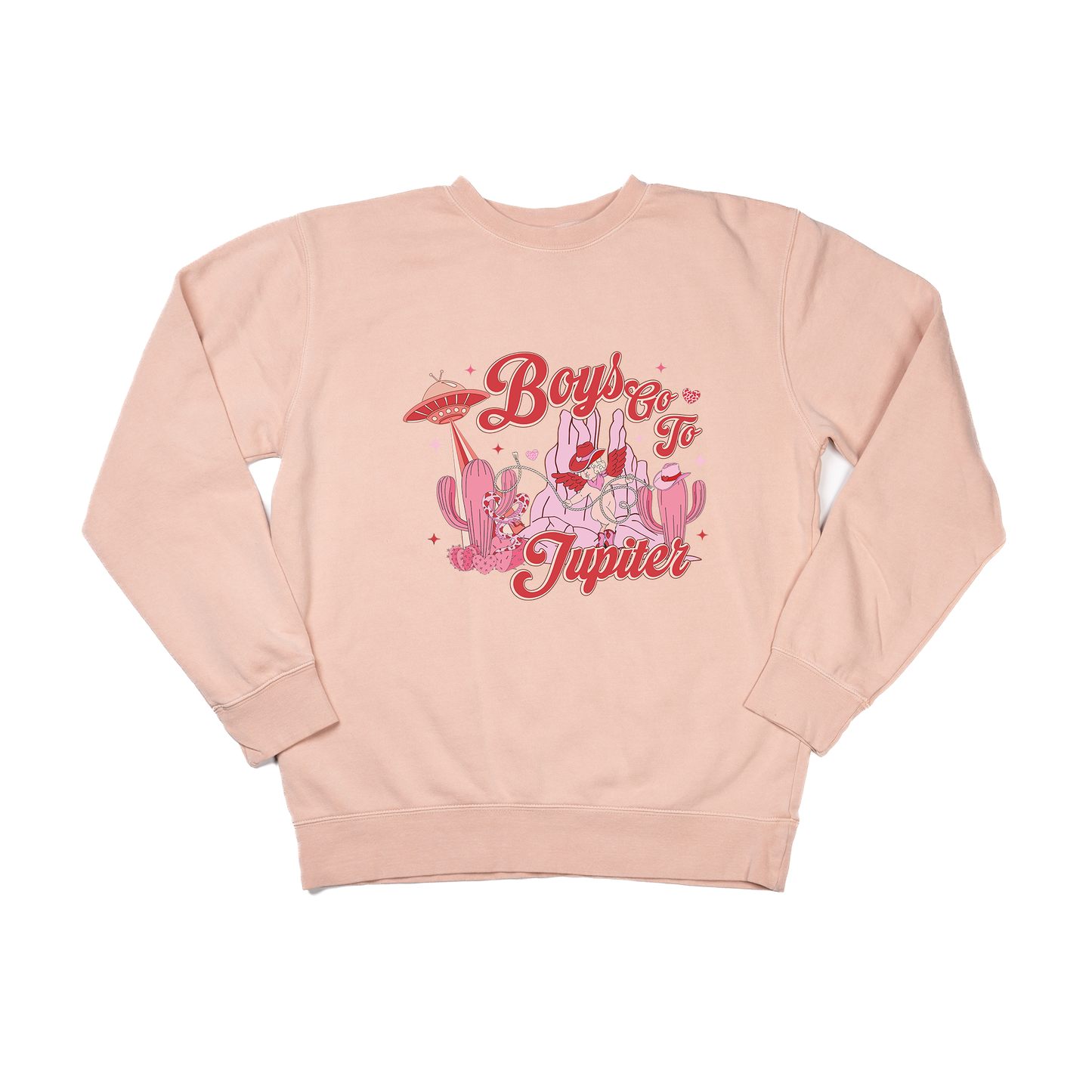 Boys Go To Jupiter - Sweatshirt (Dusty Peach)