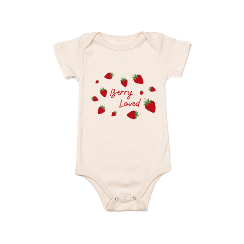 Berry Loved - Bodysuit (Natural, Short Sleeve)