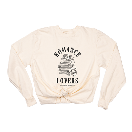 Romance Lovers Reading Society - Tee (Vintage Natural, Long Sleeve)